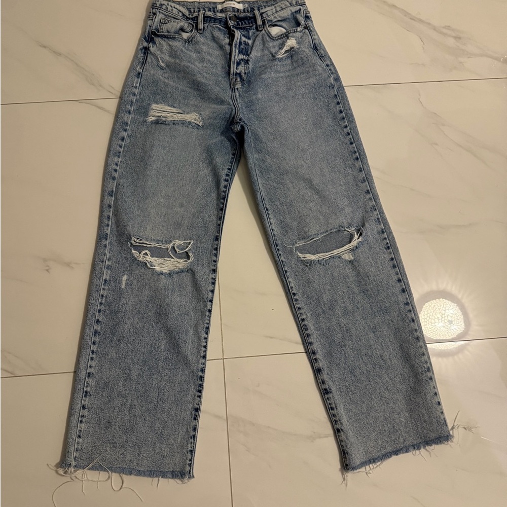 Hidden Blue Women's wild leg Jeans